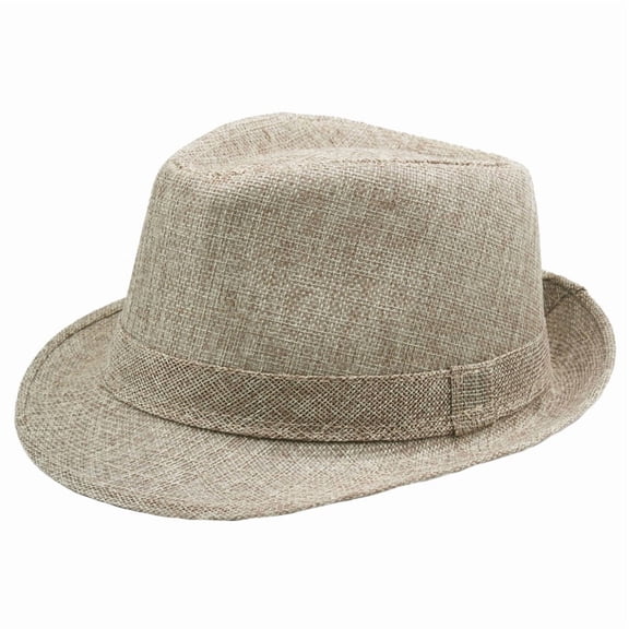 YooGuoGuo Retro Men's Hats Fedoras Top Jazz Plaid Hat Vintage Wide Brim Hat Outdoor Bowler Hats Adult Classic Version Chapeau Hats