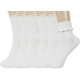 thumbnail image 1 of YooGuoGuo Ruffle Socks Women - Turn-Cuff Frilly Sock - Lightweight Cotton Socks, 1 of 6