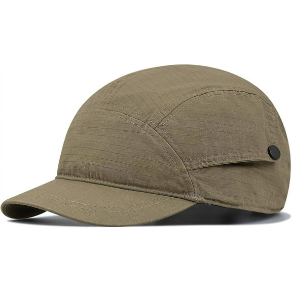 YooGuoGuo Short Brim Cap US Printed Adjustable Baseball Cap Street Casual Bendable Flat Bill Trucker Hat Cap