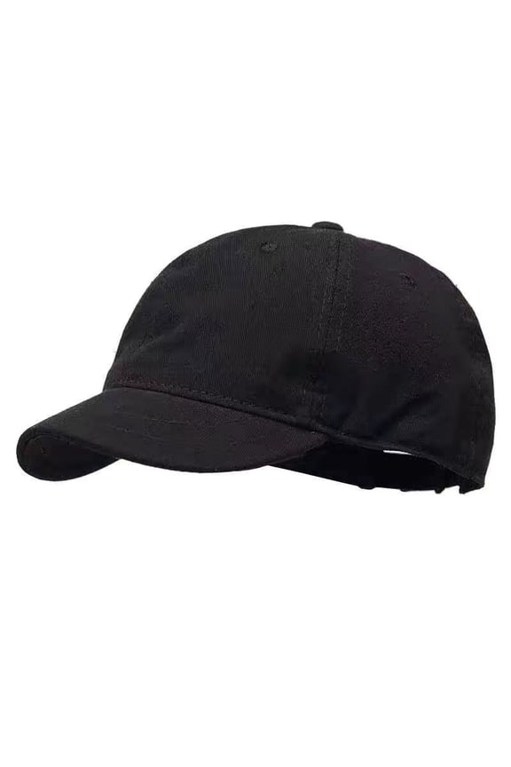 Short Brimmed American Retro Solid Colored Hat, Men's Trendy Couple, Soft Top, Comfortable And Skin Friendly, All Season Baseball Hat, Duckbill Hat, Woman