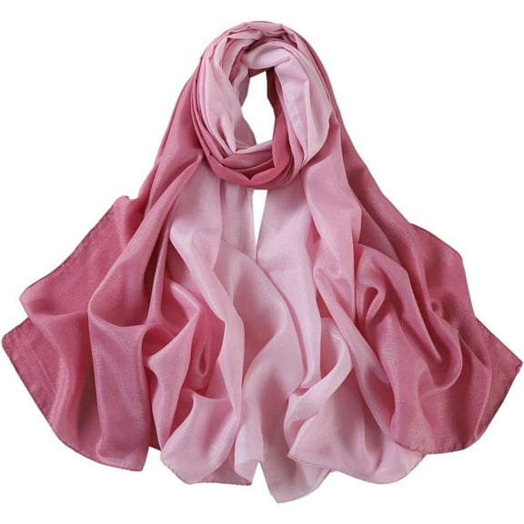 YooGuoGuo Silk Elegant Scarf for Women Multicolor Fashion Scarf Scarves for Women Silk Pashmina Shawl Wraps Party