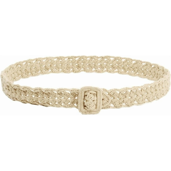 YooGuoGuo Simple Trendy Soft Cotton Rope Braided Woven Boho Waist Belt for Women Girl Medieval Bohemian for Dress Jeans