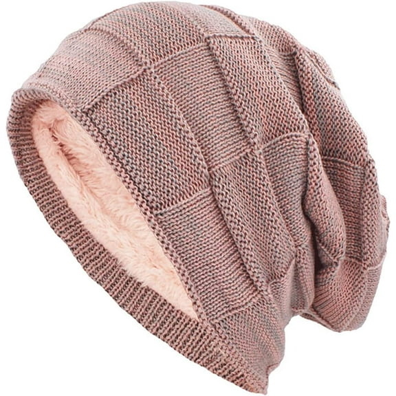 YooGuoGuo Slouchy Beanie for Men Winter Hats for Guys Warm Lined Knit Beanie Hat