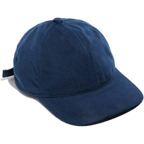 YooGuoGuo Snapback Cap Flat Bill Hat Soft Corduroy Baseball Cap Casual Trucker Dad Hat Street Cap Sun Protection Outdoor Hats