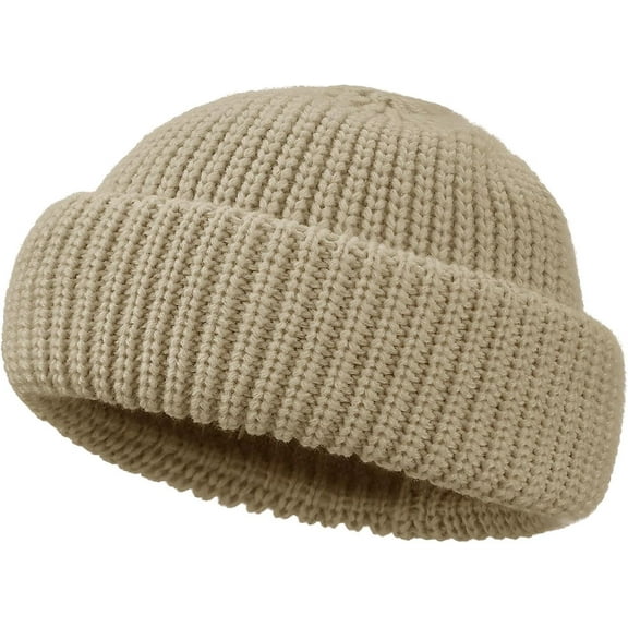 YooGuoGuo Soft Beanie Hat for Women Men Winter Hat Roll-up Cuffed Harbour Hat Knit Skull Cap Warm Swag Fisherman Ski Caps
