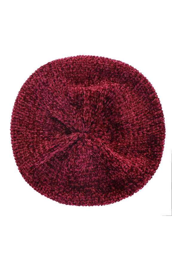Soft Smooth Chenille Material Winter Berets Hats For Women Beret Cap Stylish Artiest Painter Caps Hedging Cap Ladies Beret Hat