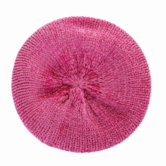 YooGuoGuo Soft Smooth Chenille Material Winter Berets Hats For Women Beret Cap Stylish Artiest Painter Caps Hedging Cap Ladies Beret Hat