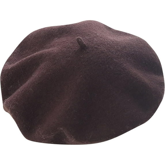 YooGuoGuo Solid Color French Beret Hats for Women Casual Wool Beanie Painter Hats Fall Winter Fashion Slouchy Artist Caps