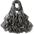 thumbnail image 1 of YooGuoGuo Sparkling Scarf for Women Silk Fashion Scarf Scarves for Women Lightweight Pashmina Shawl Wraps Party Bridal Wedding, 1 of 7