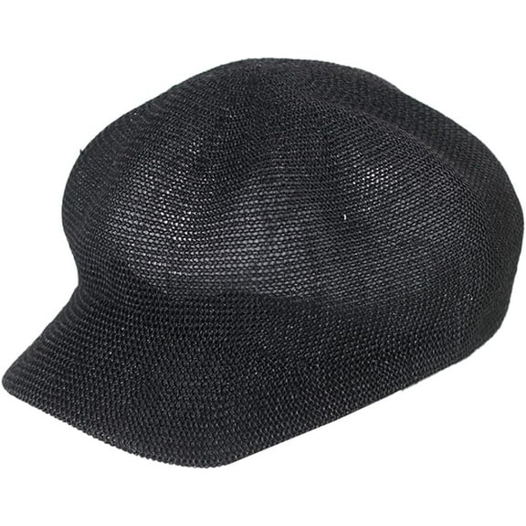 YooGuoGuo Straw Newsboy Caps Newsboy Hat for Women Straw Visor Beret Cap Peaked Newsboy Cap Sunhat Summer Cap