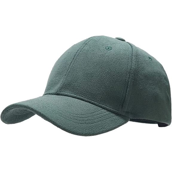 YooGuoGuo Suede Baseball Caps for Women Classic Adjustable Plain Running Dad Hats Stylish Unconstructed Low Profile Trucker Hat