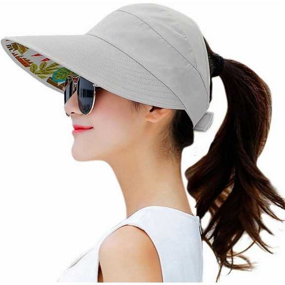 YooGuoGuo Sun Hats for Women Wide Brim UV Protection Sun Hat Summer Beach Packable Visor