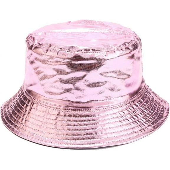 YooGuoGuo Trendy Waterproof Fisherman Hats Metallic Bucket Hat for Women and Men