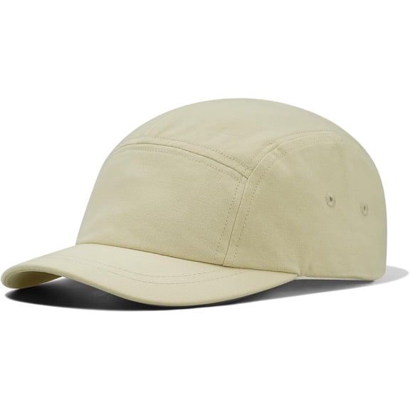 YooGuoGuo Trucker Hat 5 Panel Hats Classic Baseball Caps Short Brim Hats for Men Unstructured Camper Camp Cap Short Bill Dad Hat