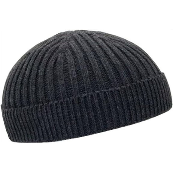 YooGuoGuo Unisex Brimless Knitted Beanie Above Ears Fashion Fisherman Skull Cap Hat for Men Women