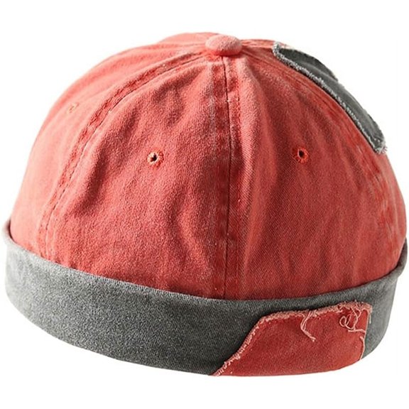 YooGuoGuo Unisex Distressed Rolled up Beanie Hat Vintage Brimless Docker Cap Skullcap Sailor Cap for Women Men