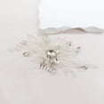 thumbnail image 1 of YooGuoGuo Wedding Pearl Hair Comb Wedding Hair Comb Bridal Hair Accessories Pearl Flower Hair Accessories For Women Girls Wedding Hair Accessories (White pearls with flowers), 1 of 6