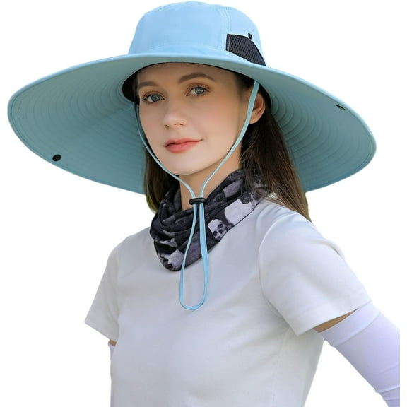 YooGuoGuo Wide Brim Sun Hat for Men Women UV Protection Ventilated Summer Hats for Fishing Hiking Garden Beach