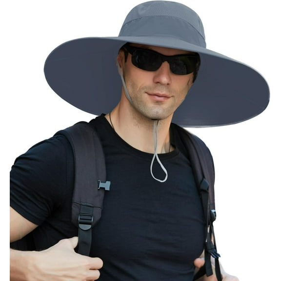 YooGuoGuo Wide Brim Sun Hat for Men Women UV Protection Ventilated Summer Hats for Fishing Hiking Garden Beach