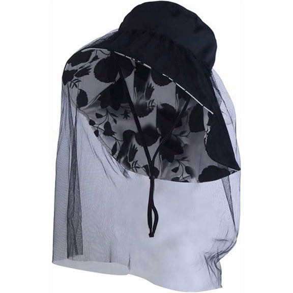 YooGuoGuo Wide Brim Sun UV Protection Sunhat with Mesh Veil Head Net Hat