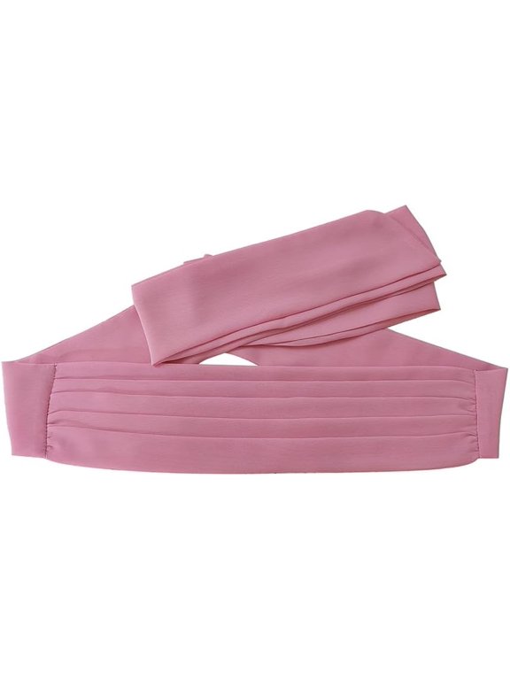 Wide Chiffon Tie Belt for Women Front Pleated Lightweight Semi-Sheer Cinch Waistband for Wedding Party