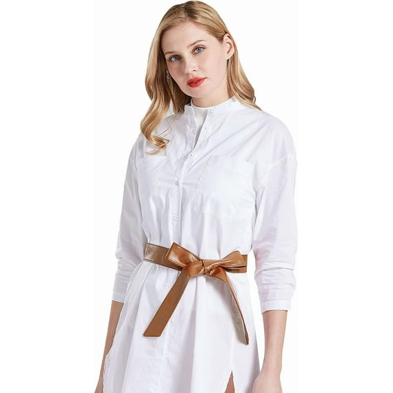 YooGuoGuo Women Belt Fashion Solid Color PU Leather Waist Band 67 in Extra Size