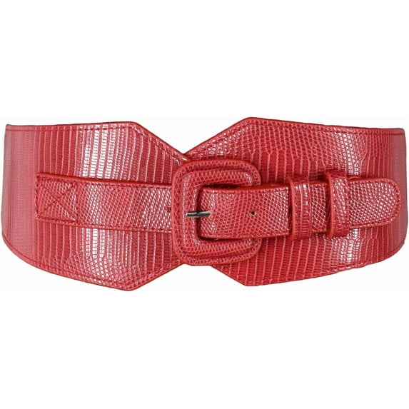 YooGuoGuo Women Belt Vintage Wide Elastic Waist Band Adjustable Stretchy Pin Buckle Cinch Belt for Dress