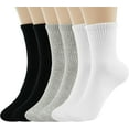 thumbnail image 1 of YooGuoGuo Women Casual Calf Socks - Cute Cotton Crew Socks - Soft Above Ankle Sock 6 Pairs Size 5-10, 1 of 6