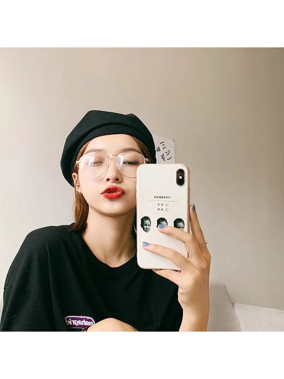 Women Cotton Berets French Artist Style Spring Summer Painter Cap Retro Solid Color Girl Beret Hat