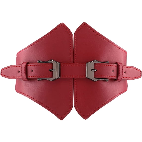 YooGuoGuo Women Elastic Wide Band Dress Belt Cinch Stretch Fashion Vintage Waistband PU Leather Belt Custume Cosplay Party