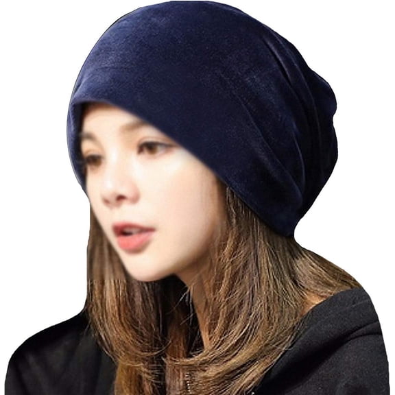 YooGuoGuo Women Fashion Skull Cap Autumn Winter Velvet Beanies Warm Slouchy Hat