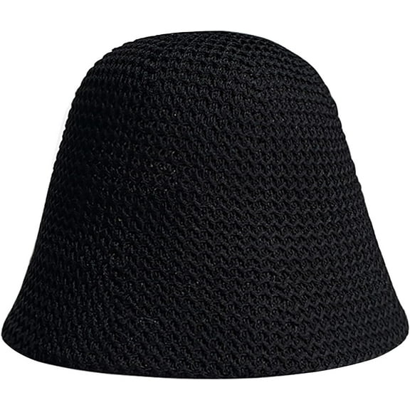 YooGuoGuo Women Mesh Woven Bucket Hat Crochet Sun Hat Summer Beach Fisherman Hats