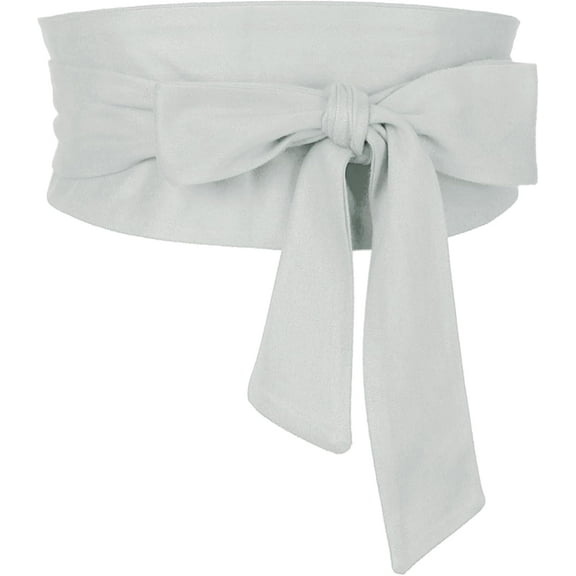 YooGuoGuo Women Plus Size Solid Obi Belt, Bowknot Self Tie Wrap Wide Sash Waistband Belt for Dress