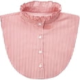 thumbnail image 1 of YooGuoGuoGuo  Women Ruffle Mock Neck Detachable Half Blouse Shirts Fake Collar Dickey Collar Faux False Collar for Girls, 1 of 4