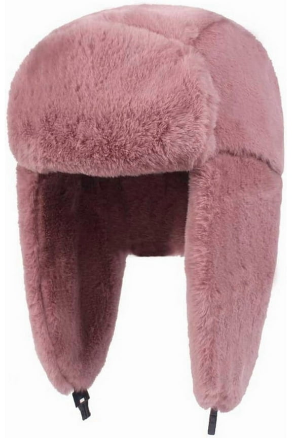 Women Russian Ushanka Trapper Pilot Aviator Cap Winter Windproof Ski Hat