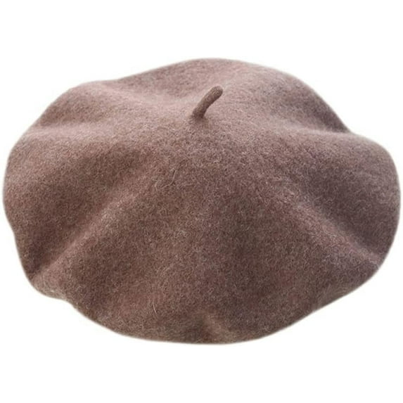 YooGuoGuo Women Soft Wool Blend French Beret Hats Basic Warm Sweet Artist Hat