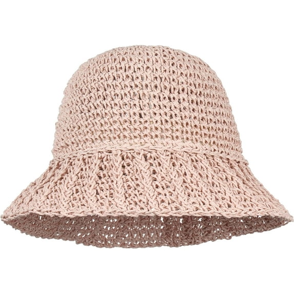 YooGuoGuo Women Straw Woven Sunhat Sun Protection Fisherman Hat Bucket Hat