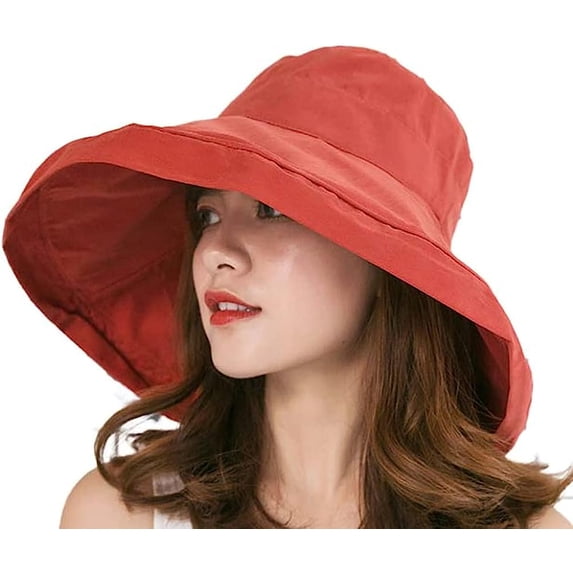 YooGuoGuo Women Sun Hat Wide Brim UV Protection Soild Bucket Hat Travel Outdoor Beach Hat