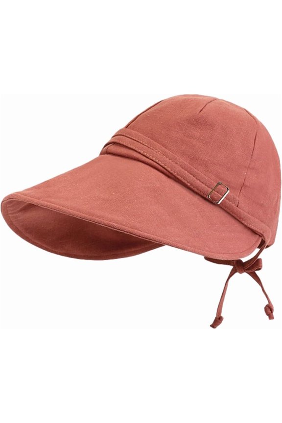 Women Visor Sun Hat Wide Brim Cap Summer UV Protection Light Hanging Mask Fisherman Hat Outdoor Beach