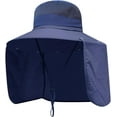 thumbnail image 1 of YooGuoGuo Women Wide Brim Face Mask Sun Hat Detachable Neck Face Flap Ponytail UV Protection Visor Hat Garden Fishing Hiking, 1 of 7