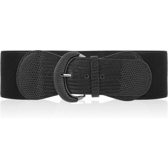 YooGuoGuo Women Wide Elastic Belt, Stretch Waist Belt Vintage Chunky Waistband Ladies Stretchy Belt for Dresses Jeans