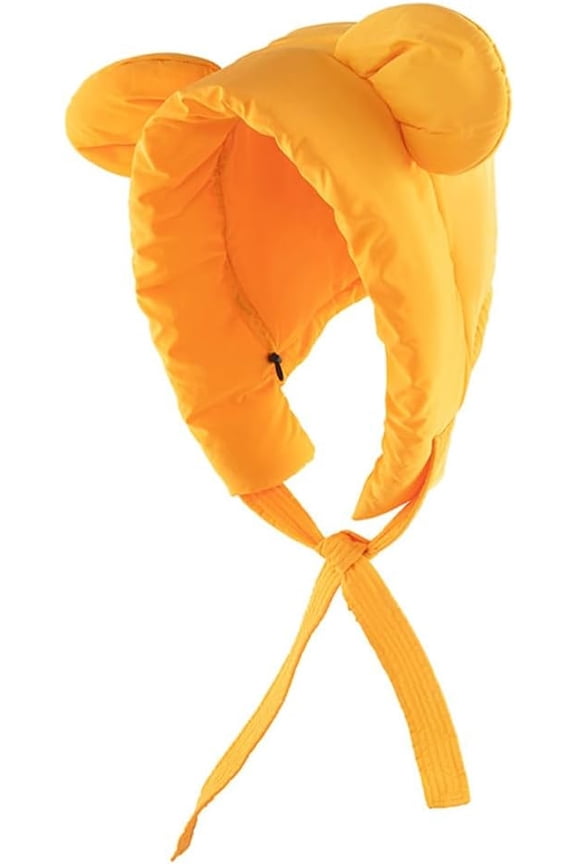 Women Winter Down Hat Windproof Waterproof Lightweight Hood Hat Hooded Scarf Hats Extra Warm Earflap Beanie Cap