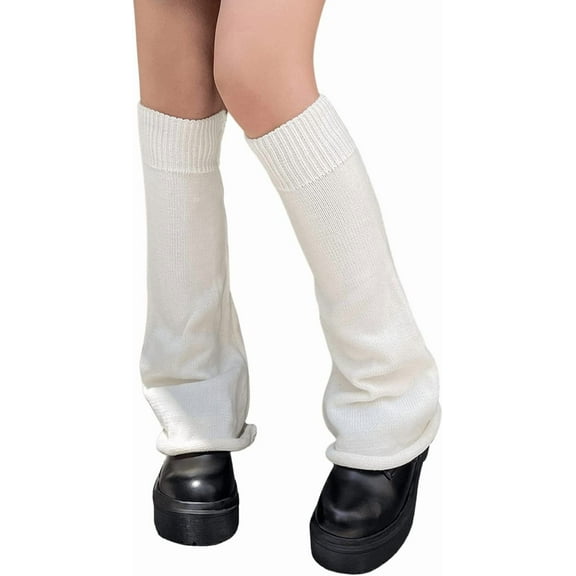 YooGuoGuo Women's 1 Pairs Striped Knitted Leg Warmers Boot Socks