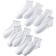 thumbnail image 1 of YooGuoGuo Women's 10 Pairs Ankle Socks Soft Solid Crew Socks Running Socks, 1 of 5