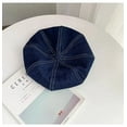thumbnail image 1 of YooGuoGuo Women's Denim Beret Hat Jeans Berets Painter Hats Autumn Beanie Hat Retro Octagonal Cap Female Ladies Outdoor Leisure Visor Caps, 1 of 6