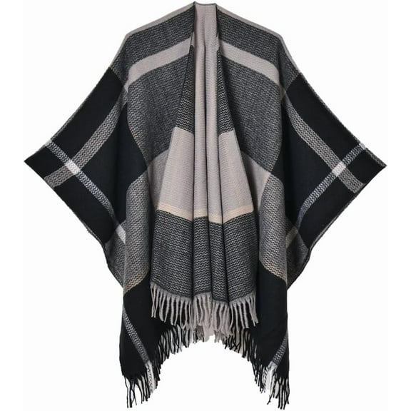 YooGuoGuo Women's Elegant Shawl Wraps Open Front Cardigan Sweater for Travel Plane Blanket