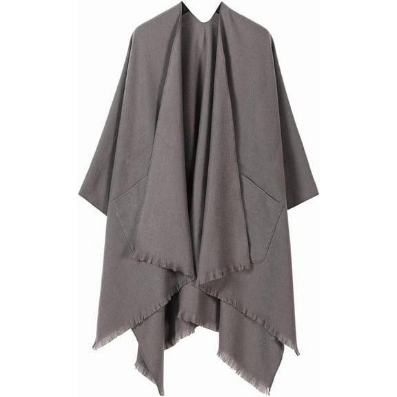 YooGuoGuo Women's Knitted Sweater Shawl and Warp with Sleeves Scarves Knit Scarf