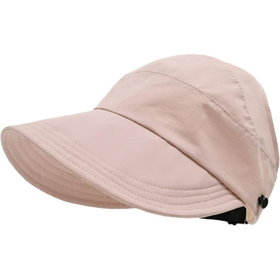 YooGuoGuo Women's Outdoor UV-Protection Visors Packable Summer Beach Hollow Out Baseball Caps Adjustable Ponytail Sun Hat