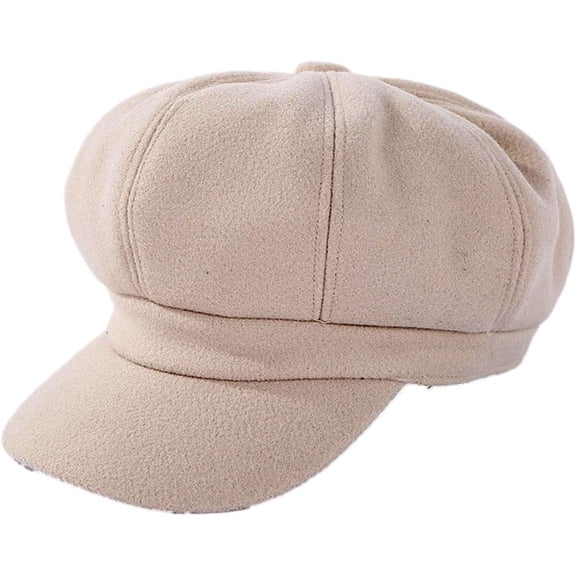 YooGuoGuo Women's Retro Peaked Ivy Newsboy Paperboy Painter Cap Hats (583BEIGE)
