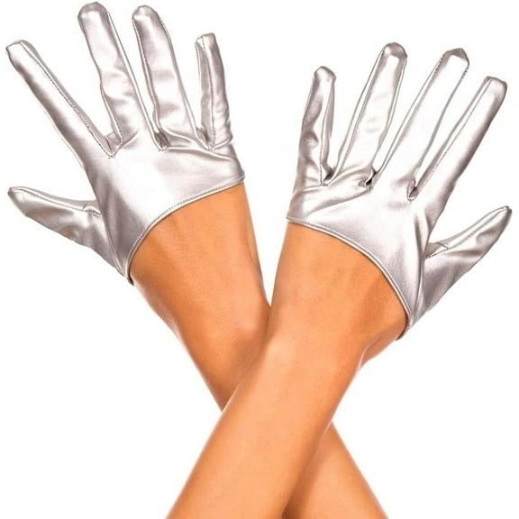 YooGuoGuo Women's Short Wet Look Gloves